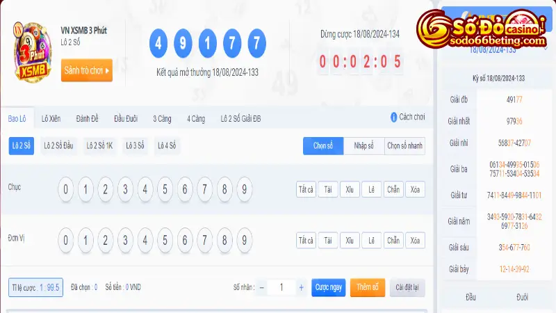 Nhà cái quay thưởng kết quả xổ số đỏ đen liên tục mỗi ngày