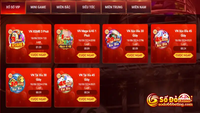 Những thông tin chính về sản phẩm đặt cược xổ số Vip hiện nay