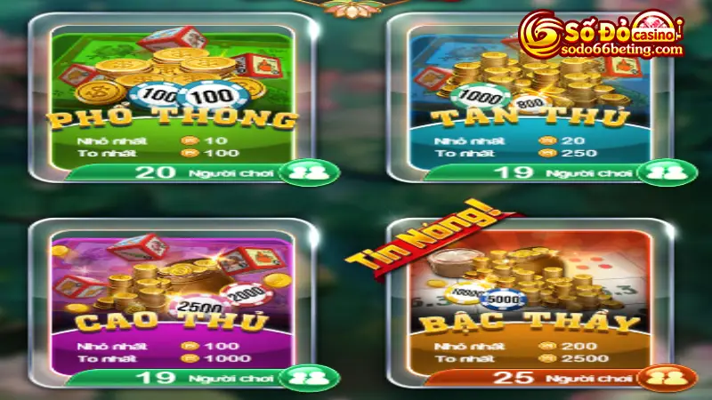 Tham gia game Bầu cua tôm cá sẽ được tham gia 4 thể loại khác nhau