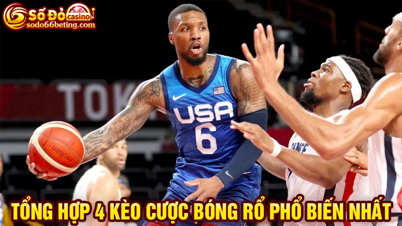 Tổng hợp 4 kèo cược bóng rổ phổ biến nhất