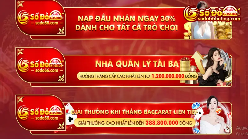 Ưu đãi baccarat tại Sodo66