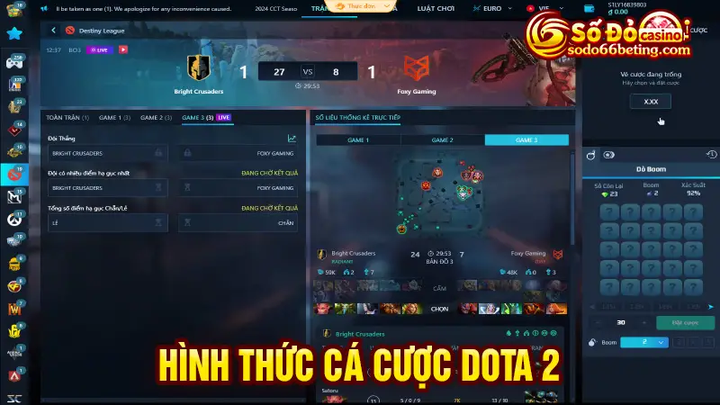 Mọi người cần phải hiểu rõ hình thức cá cược Dota 2 có nghĩa là gì?